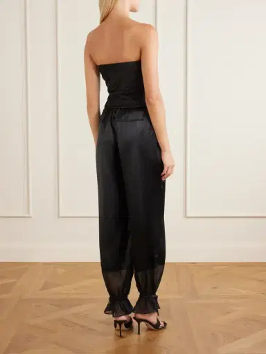 Ulla Johnson Heleen Cropped Satin Tank | Thumbnail 3 Ulla Johnson Heleen Cropped Satin Tank | Thumbnail 3