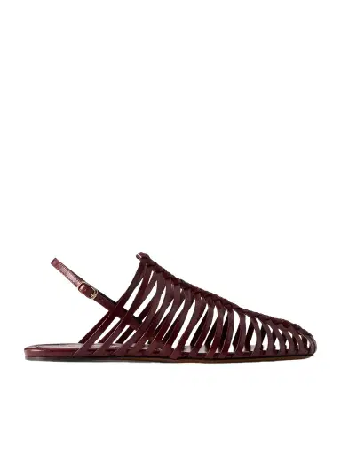 Dries Van Noten Leather Braided Sandals | Thumbnail 1 Dries Van Noten Leather Braided Sandals | Thumbnail 1
