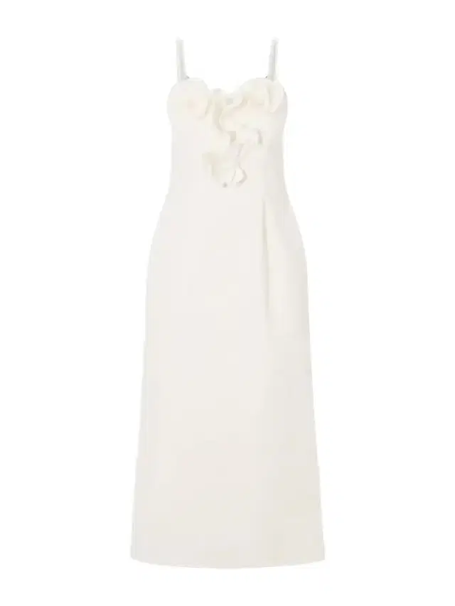 Magda Butrym Embellished Ruffled Cotton Midi Dress