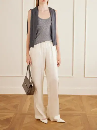 Loulou de Saison Roni Ribbed Jersey Cami | Thumbnail 2