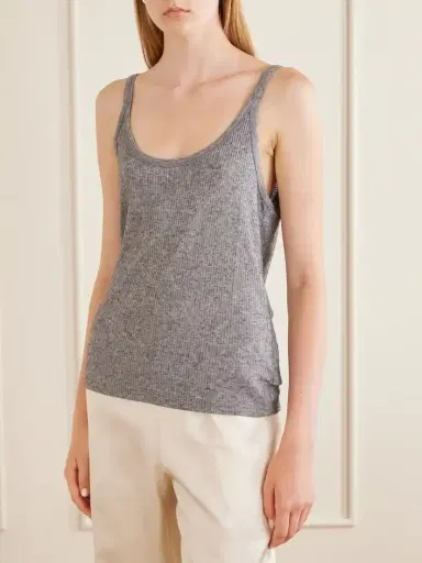 Loulou de Saison Roni Ribbed Jersey Cami | Thumbnail 3