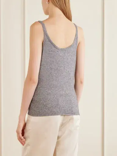 Loulou de Saison Roni Ribbed Jersey Cami | Thumbnail 4