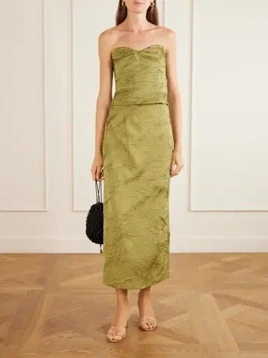 Ulla Johnson Heleen Cropped Satin Tank | Thumbnail 2