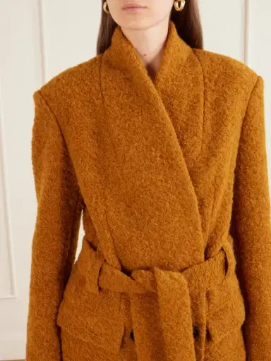 Isabel Marant Syndra Belted Bouclé Jacket | Thumbnail 4 Isabel Marant Syndra Belted Bouclé Jacket | Thumbnail 4
