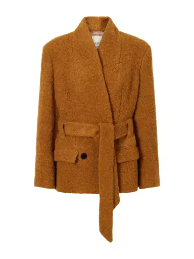 Isabel Marant Syndra Belted Bouclé Jacket | Thumbnail 1 Isabel Marant Syndra Belted Bouclé Jacket | Thumbnail 1