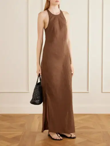 James Perse Linen Maxi Dress | Thumbnail 2 James Perse Linen Maxi Dress | Thumbnail 2