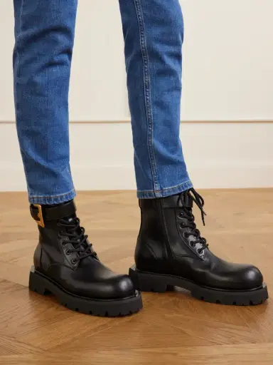 Balmain Anthem Belt-detailed Leather Ankle Boots | Thumbnail 2 Balmain Anthem Belt-detailed Leather Ankle Boots | Thumbnail 2