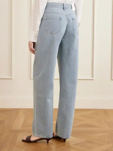Loulou de Saison Samur Organic High-rise Straight-leg Jeans | Thumbnail 4 Loulou de Saison Samur Organic High-rise Straight-leg Jeans | Thumbnail 4