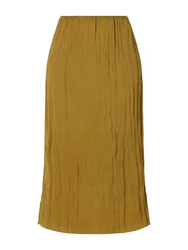 Tibi Crinkle Charmeuse Midi Skirt