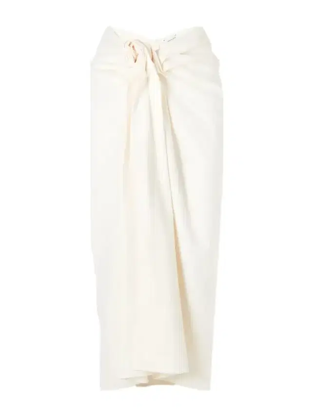 Magda Butrym Embellished Gathered Cotton Midi Skirt