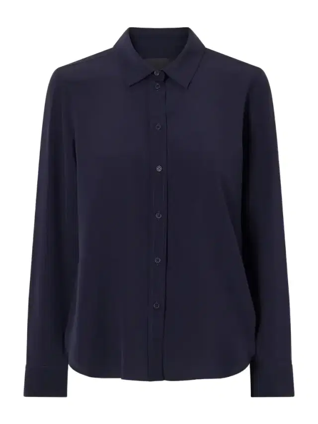 Nili Lotan Gaia Crepe De Chine Shirt