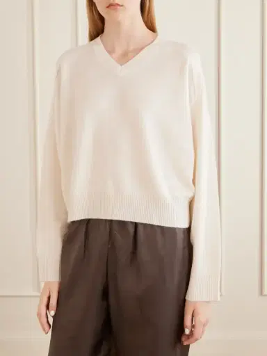 Loulou de Saison Anzor Cashmere Sweater | Thumbnail 3 Loulou de Saison Anzor Cashmere Sweater | Thumbnail 3