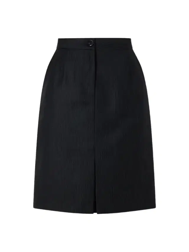 Blazé Milano Popeye Pinstriped Wool Knee-length Skirt