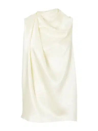 Heirlome Kate Draped Silk-satin Top | Thumbnail 1