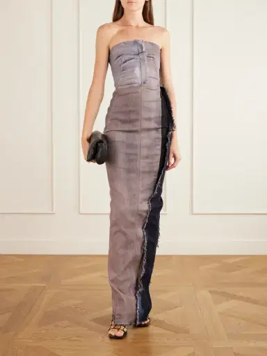 Rick Owens Baguette Logo-debossed Crinkled Leather Clutch | Thumbnail 3 Rick Owens Baguette Logo-debossed Crinkled Leather Clutch | Thumbnail 3