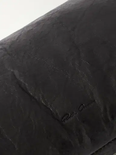 Rick Owens Baguette Logo-debossed Crinkled Leather Clutch | Thumbnail 4 Rick Owens Baguette Logo-debossed Crinkled Leather Clutch | Thumbnail 4