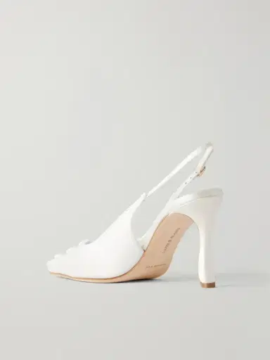 Manolo Blahnik Alexa 90 Embellished Satin Pumps | Thumbnail 3 Manolo Blahnik Alexa 90 Embellished Satin Pumps | Thumbnail 3