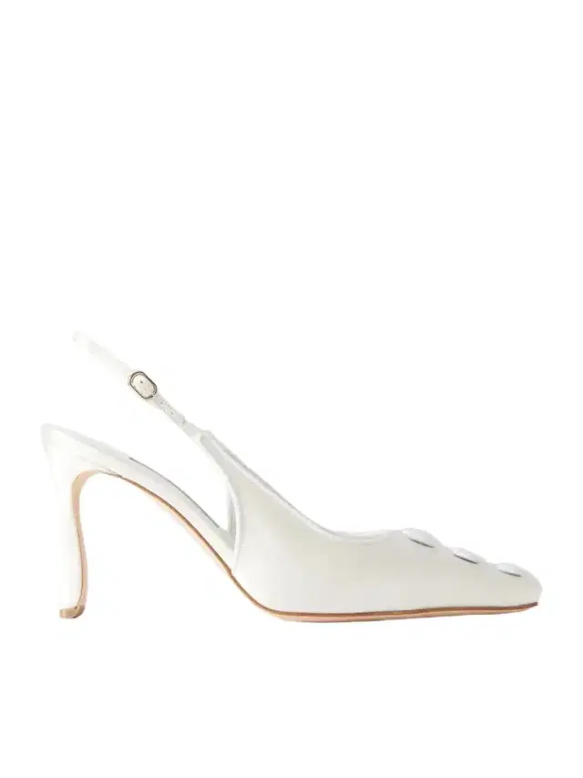 Manolo Blahnik Alexa 90 Embellished Satin Pumps
