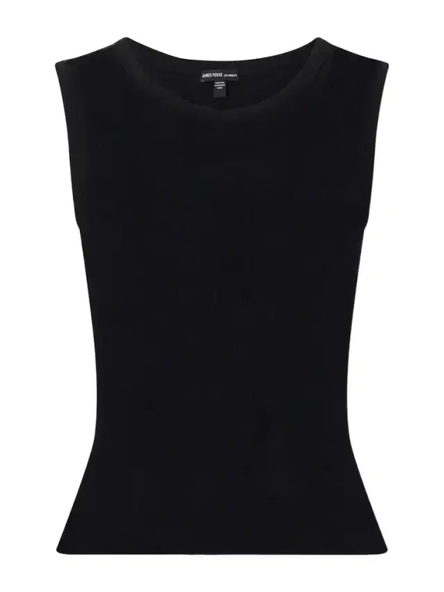 James Perse Ribbed Cotton And Cashmere-blend Tank