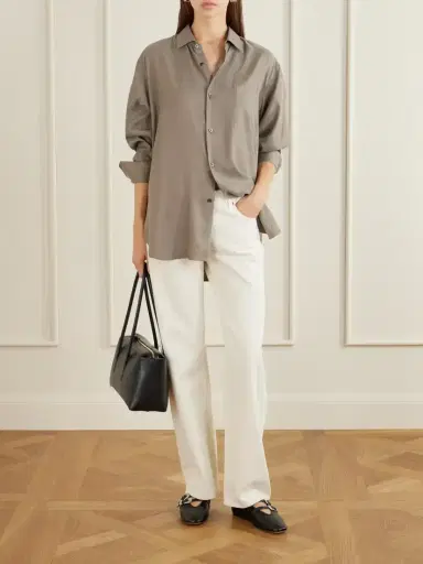 Le Monde Béryl Claudia Buckle-embellished Leather Ballet Flats | Thumbnail 4