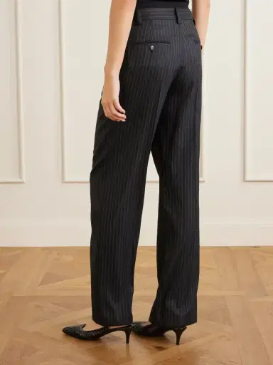 Isabel Marant Noanda Striped Wool-blend Straight-leg Pants | Thumbnail 4 Isabel Marant Noanda Striped Wool-blend Straight-leg Pants | Thumbnail 4