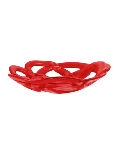 Kosta Boda Large Red Basket Bowl | Thumbnail 2