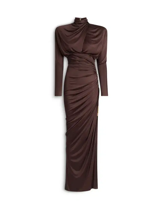 Balmain Long flowing jersey dress