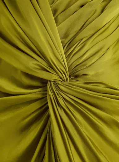 Balmain Long silk charmeuse dress | Thumbnail 5
