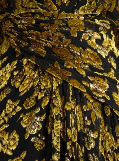 Balmain Long velvet jacquard dress | Thumbnail 4 Balmain Long velvet jacquard dress | Thumbnail 4
