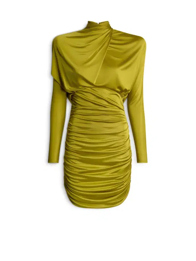 Balmain Draped flowing jersey dress