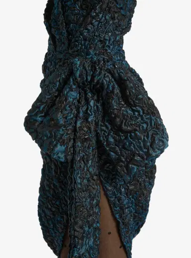Balmain Draped cloqué jacquard dress | Thumbnail 5 Balmain Draped cloqué jacquard dress | Thumbnail 5