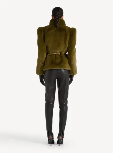 Balmain Lambskin trousers with stirrup | Thumbnail 3 Balmain Lambskin trousers with stirrup | Thumbnail 3
