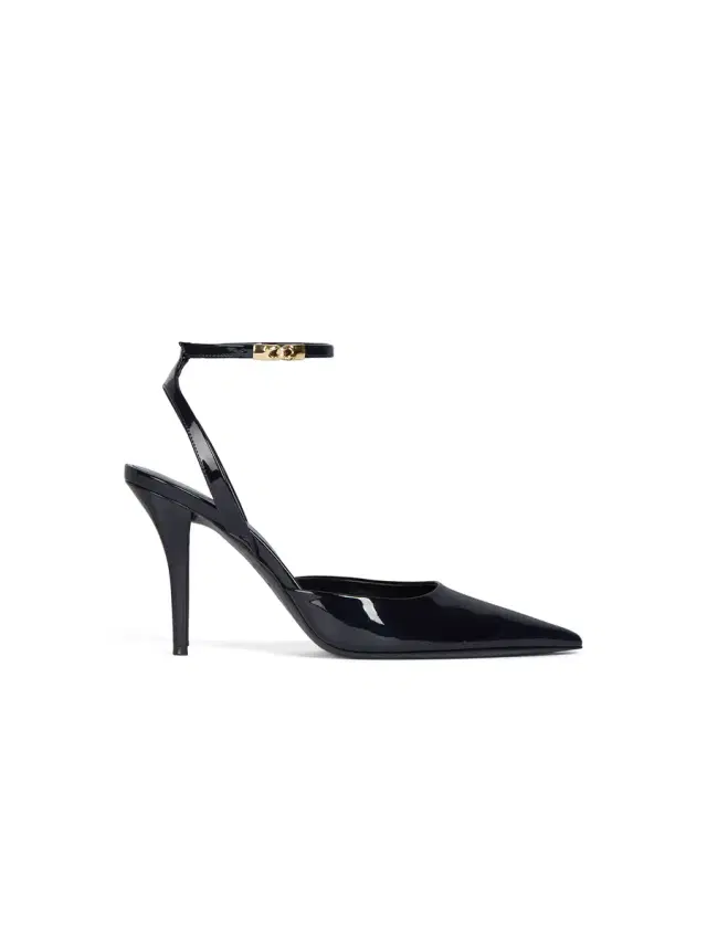 Balmain Patent leather strappy pumps