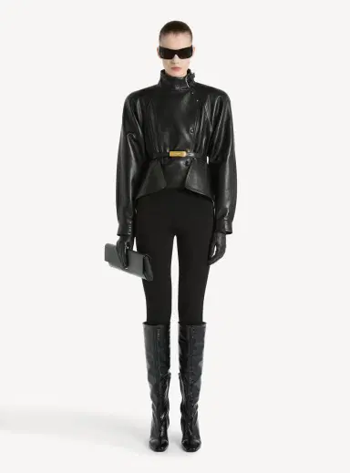 Balmain Lambskin pilot jacket | Thumbnail 2