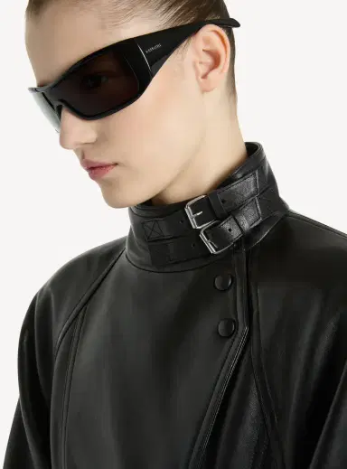 Balmain Lambskin pilot jacket | Thumbnail 5