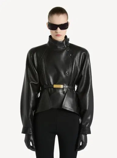 Balmain Lambskin pilot jacket | Thumbnail 7