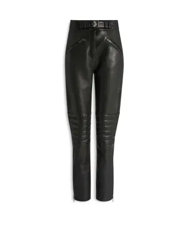 Balmain Lambskin biker trousers | Thumbnail 1 Balmain Lambskin biker trousers | Thumbnail 1
