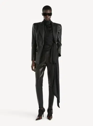 Balmain Structured-shoulder lambskin jacket | Thumbnail 2 Balmain Structured-shoulder lambskin jacket | Thumbnail 2