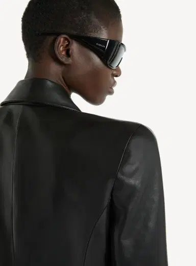 Balmain Structured-shoulder lambskin jacket | Thumbnail 4 Balmain Structured-shoulder lambskin jacket | Thumbnail 4