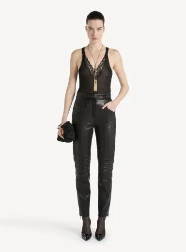 Balmain Knit vest top with lace | Thumbnail 2 Balmain Knit vest top with lace | Thumbnail 2