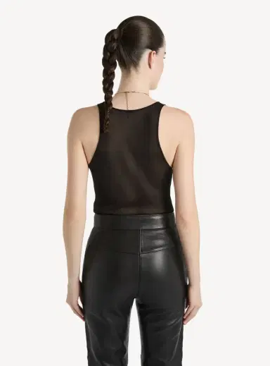 Balmain Knit vest top with lace | Thumbnail 3 Balmain Knit vest top with lace | Thumbnail 3
