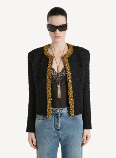Balmain Embroidered tweed jacket | Thumbnail 5 Balmain Embroidered tweed jacket | Thumbnail 5