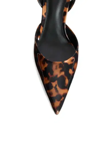 Balmain Printed patent leather strappy pumps | Thumbnail 5