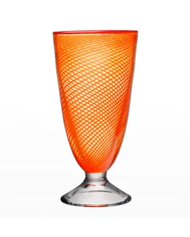 Kosta Boda Red Rim Footed Vase | Thumbnail 2