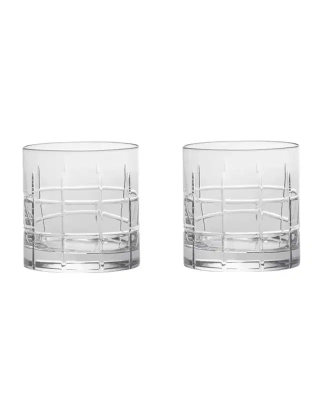 Orrefors Street 8 oz. Old Fashioned Glasses, Set of 2