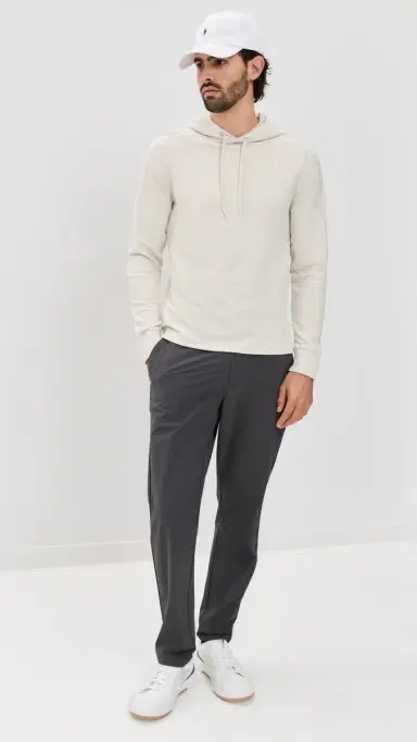 RLX Ralph Lauren Tech Waffle Knit Hoodie Stone Pebble S | Thumbnail 5 RLX Ralph Lauren Tech Waffle Knit Hoodie Stone Pebble S | Thumbnail 5