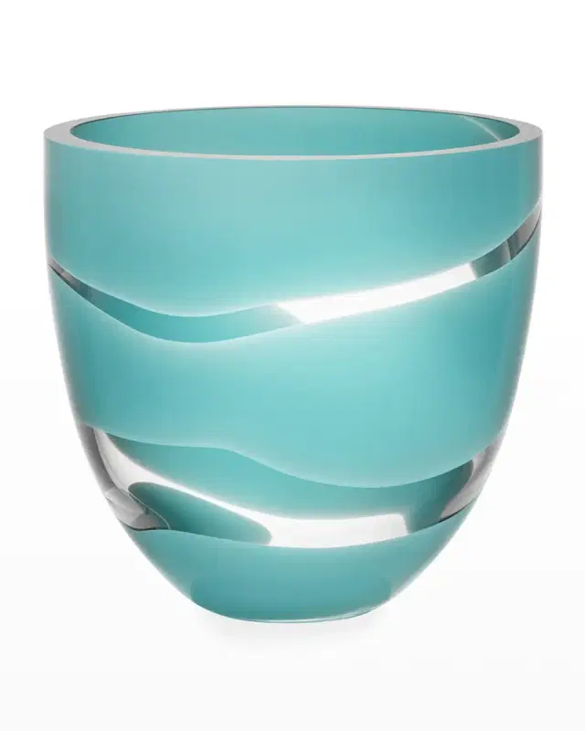 Kosta Boda Nonstop Turquoise Bowl