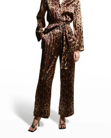 Dolce & Gabbana Leopard-Print Pajama Pants | Thumbnail 3