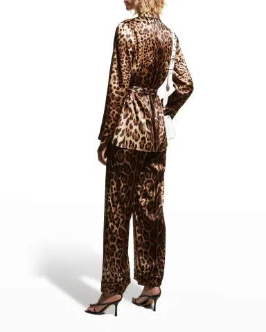 Dolce & Gabbana Leopard-Print Pajama Pants | Thumbnail 4