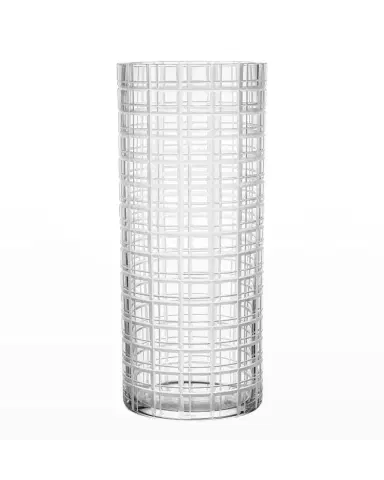 Orrefors Cut In Number Checker Large Vase | Thumbnail 3